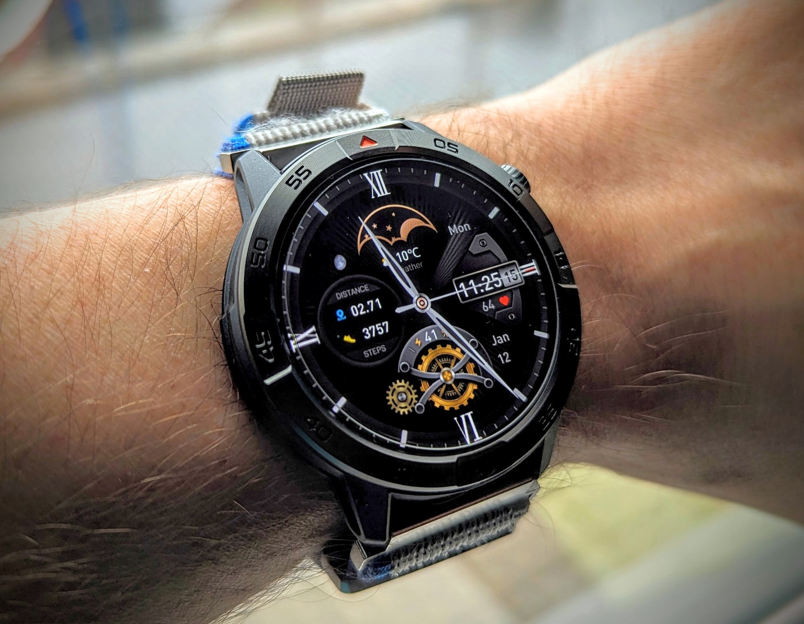 AGM Legion Pro worn on wrist