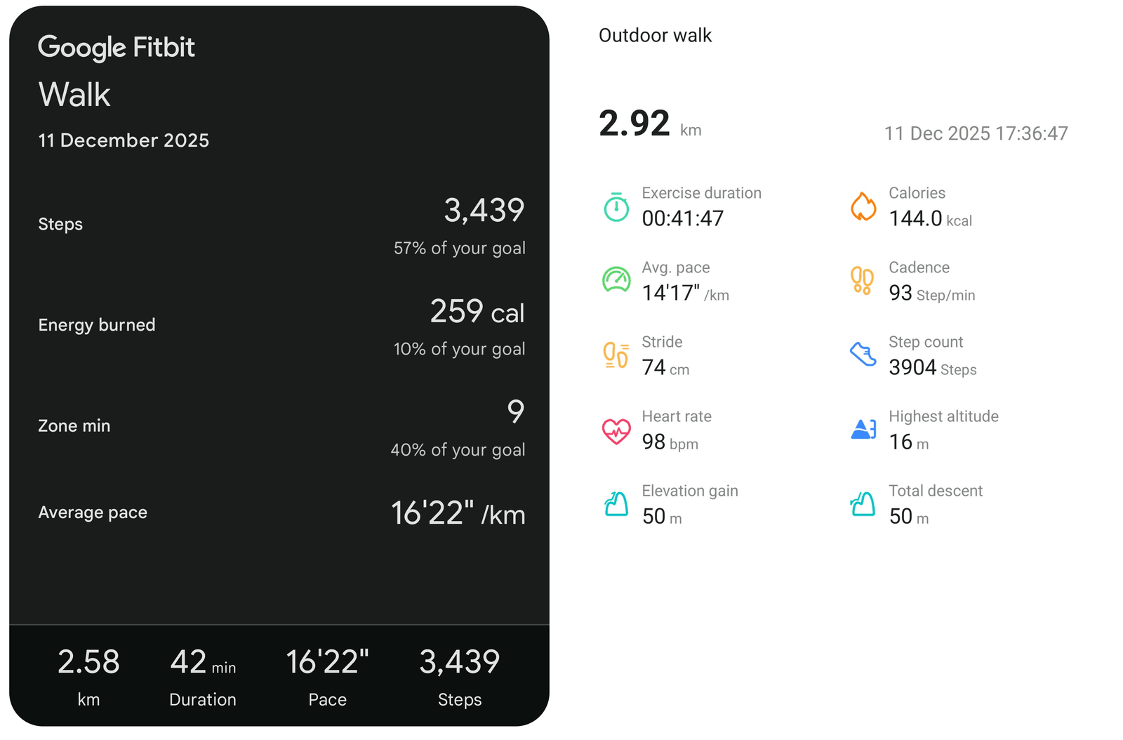 DM76 outdoor walk workout