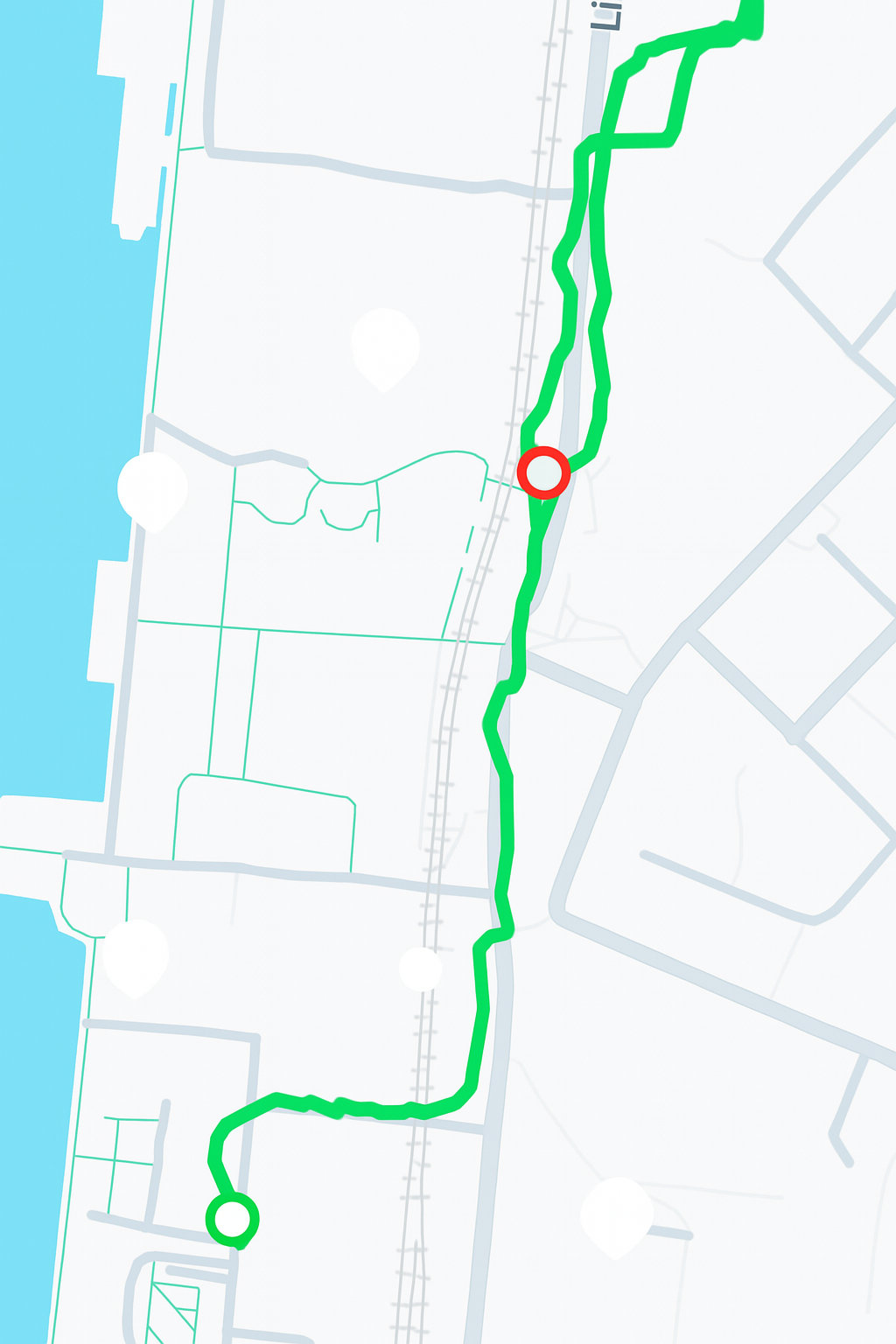 HT36 GPS route