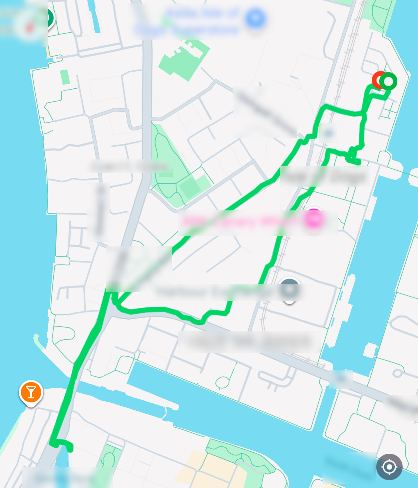 K72 GPS route