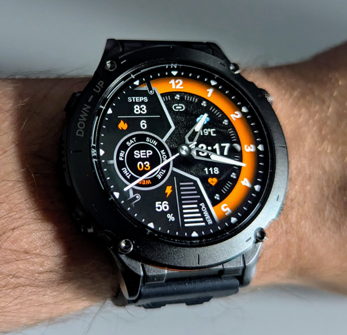 Y101 Smartwatch Review - On wrist